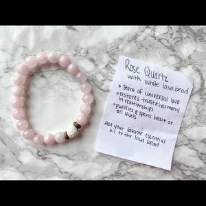Rose Quartz Crystal Bracelet